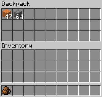 Backpack mod (server) для Minecraft 1.4.5